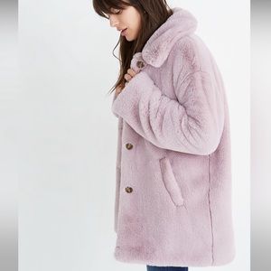 Madewell faux fur coat